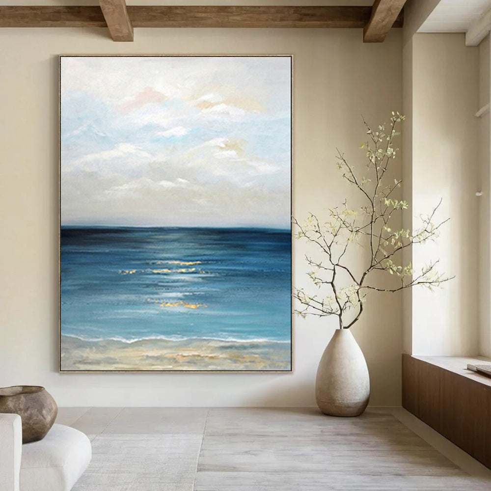 evening sea landscape seaside design 2